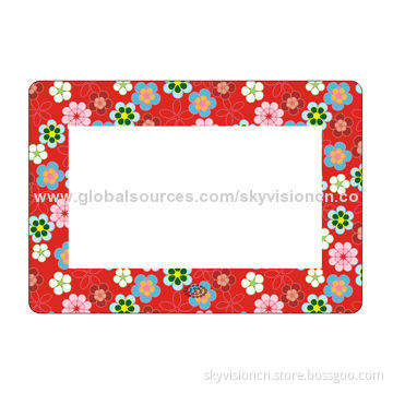 Digital photo frame with color-full panel with cartoon panel